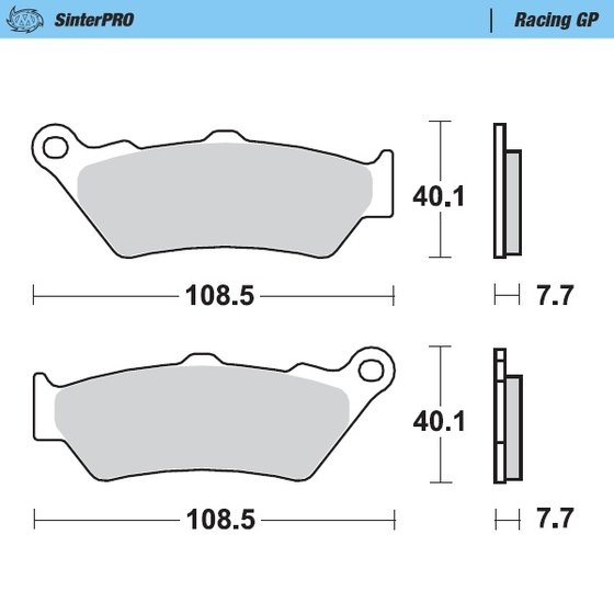 XT 660 R (2004 - 2016) sintered metal brake pads | MOTO-MASTER