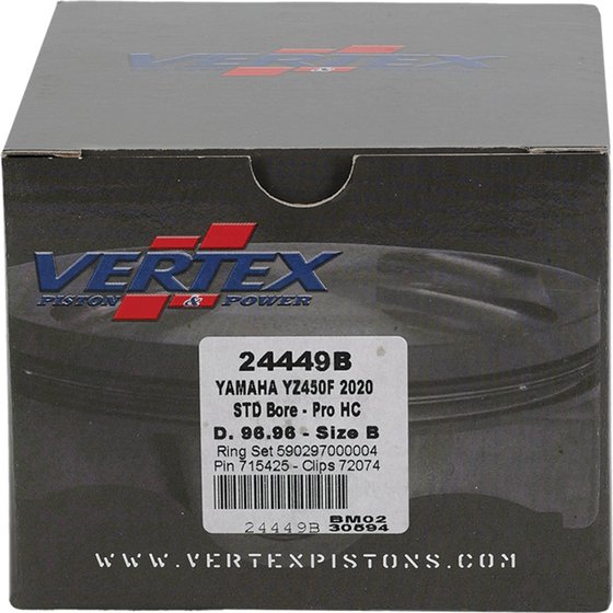 YZ 450 FX (2021 - 2023) forged high compression piston kit | Vertex