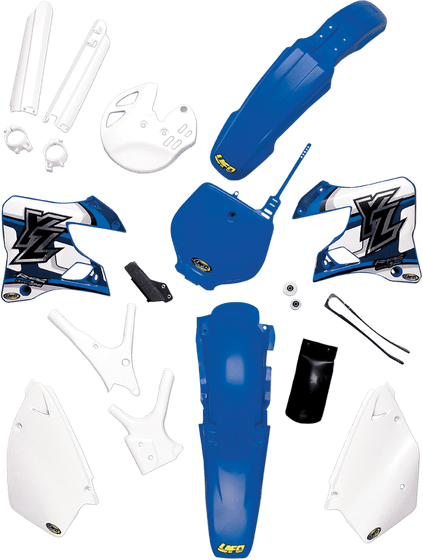 YZ 125 (1996 - 2001) yamaha yz125/250 radiator covers (white) | UFO