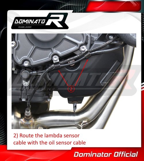 FZ 09 (2021 - 2023) full exhaust system ex hp3 low level | Dominator