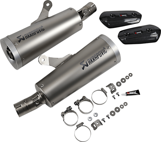 V MAX 1700 (2009 - 2016) titanium slip-on muffler for yamaha vmax 2009 | AKRAPOVIC