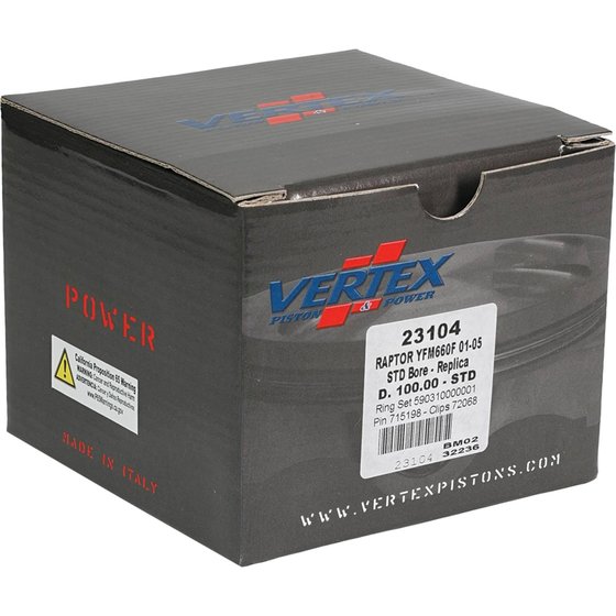 YFM 660 R RAPTOR (2001 - 2005) cast replica piston kit | Vertex