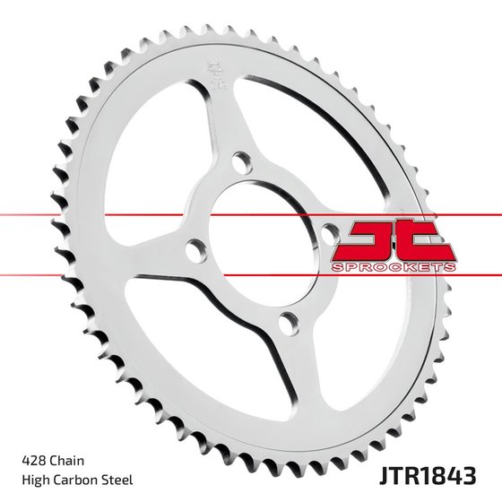 TT R 125 (2002 - 2022) steel rear sprocket | JT Sprockets