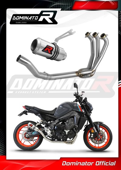 FZ 09 (2021 - 2023) full exhaust system gp + db killer | Dominator