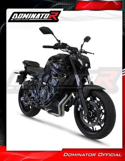 FZ 07 (2021 - 2022) full exhaust system hp8 black | Dominator