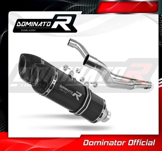 TDM 850 (1991 - 1995) exhaust silencer muffler hp1 black | Dominator