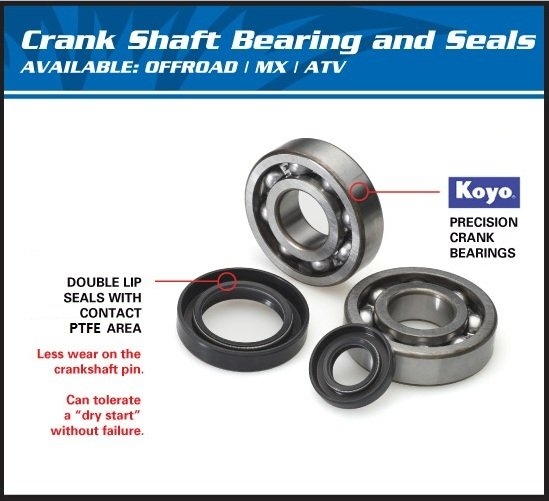 YFM 250 BIG BEAR (1999 - 2009) crank shaft brg kit | All Balls