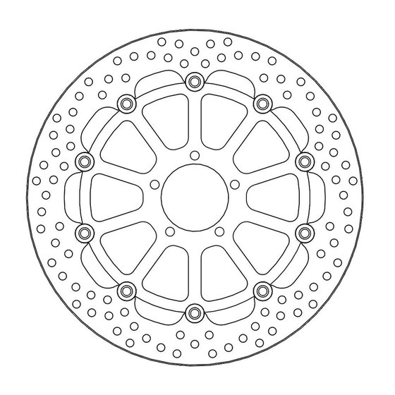 YZF R1 SP (2006 - 2006) halo floating brake disc | MOTO-MASTER