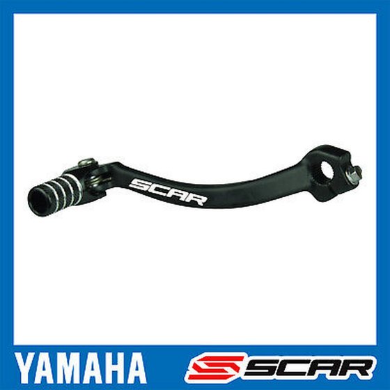 YZ 125 (2005 - 2024) scar gear shift lever - yz125 yz250 05-17 yz250x 16-17 black tip | SCAR