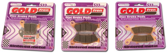 YZ 450 F (2003 - 2007) goldfren brake pads 041 ceramic carbon s33 | Goldfren