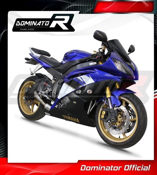 YZF R6 (2006 - 2016) full exhaust system silencer gp3 ex | Dominator