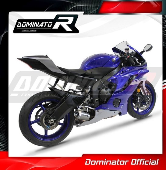 YZF R6 (2017 - 2022) exhaust silencer muffler gps | Dominator