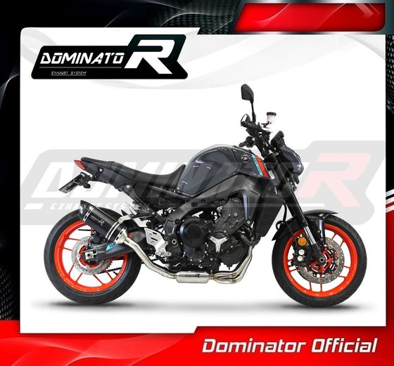 FZ 09 (2021 - 2023) full exhaust system ex hp5 black | Dominator