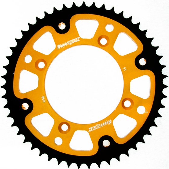 YZ 85 (2002 - 2021) supersprox stealth rear sprocket su rm80/85, ya yz80/85 gold 52 | Supersprox