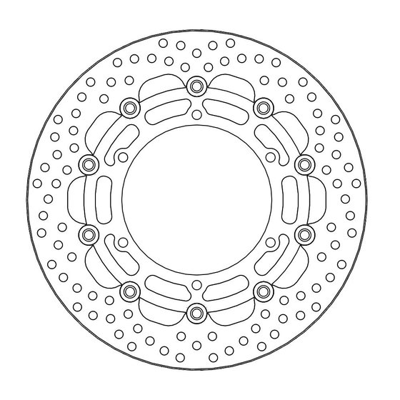 XJ 600 S DIVERSION (1998 - 2003) halo floating brake rotor | MOTO-MASTER