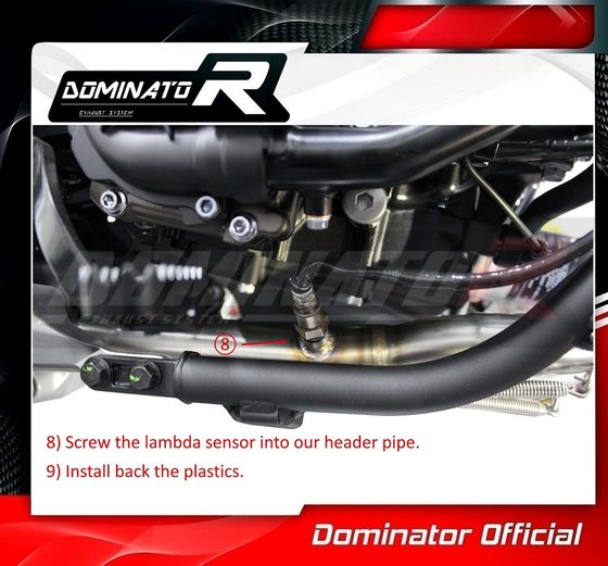 TENERE 700 (2021 - 2022) full exhaust system silencer mx2 black | Dominator