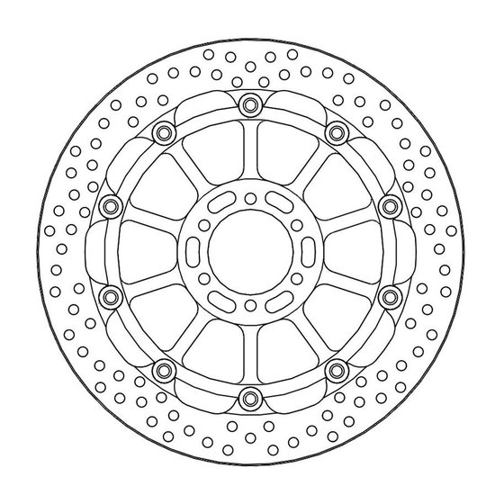 FZR 1000 (1987 - 1995) halo racing brake disc | MOTO-MASTER