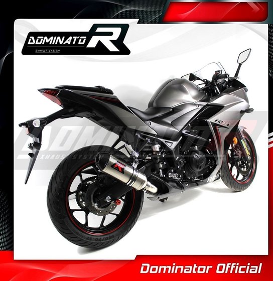 YZF R3 (2015 - 2021) exhaust silencer hp3 | Dominator