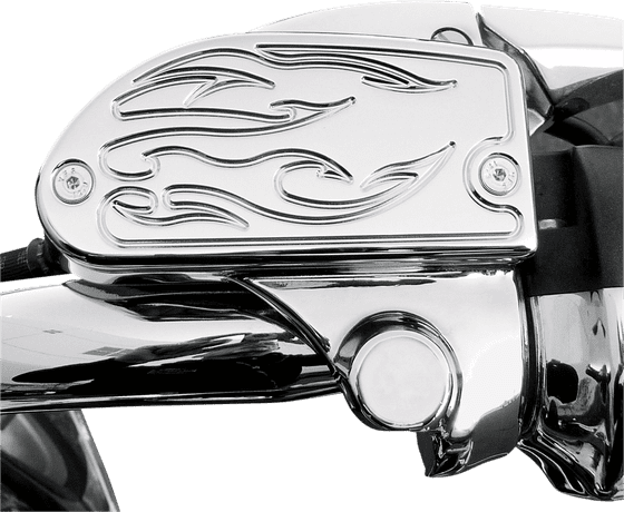 XV 1900 RAIDER (2008 - 2017) flame chrome master cylinder cover | BARON