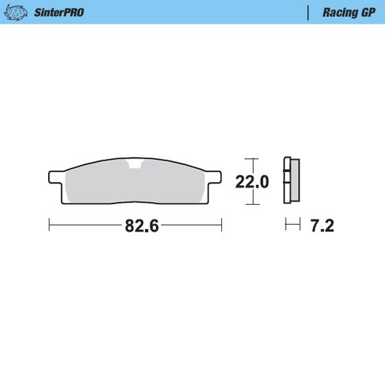 YZ 85 (2002 - 2024) moto-master brakepads yamaha: yz 80-85 | MOTO-MASTER