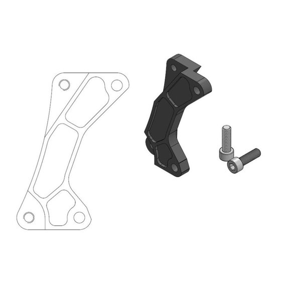 YZ 450 F (2003 - 2004) brake caliper adaptor | MOTO-MASTER