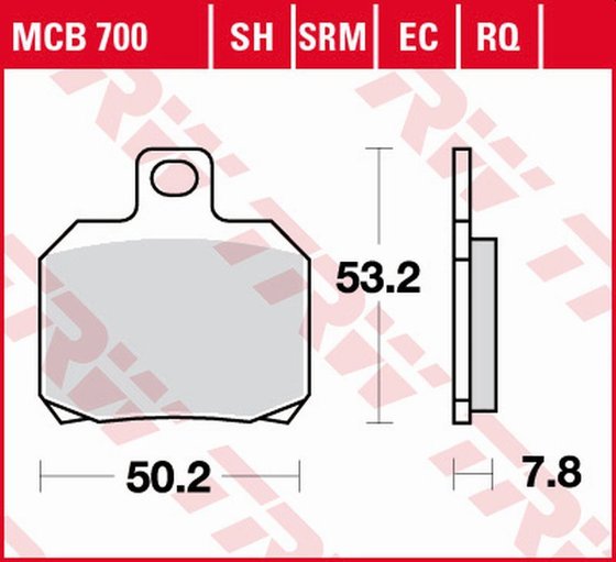 XQ 150 MAXSTER (2001 - 2002) sintered metal brake pads | TRW