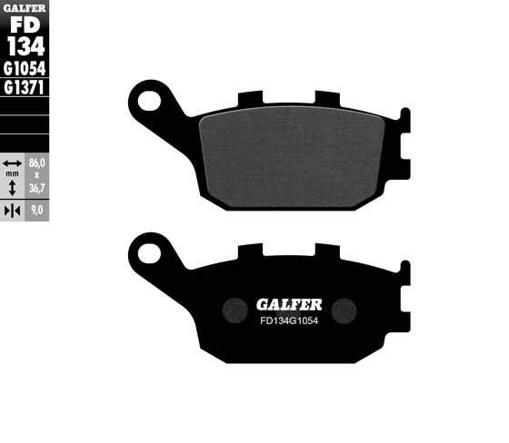 XJ6 DIVERSION F (2008 - 2018) semi-metal brake pad | GALFER