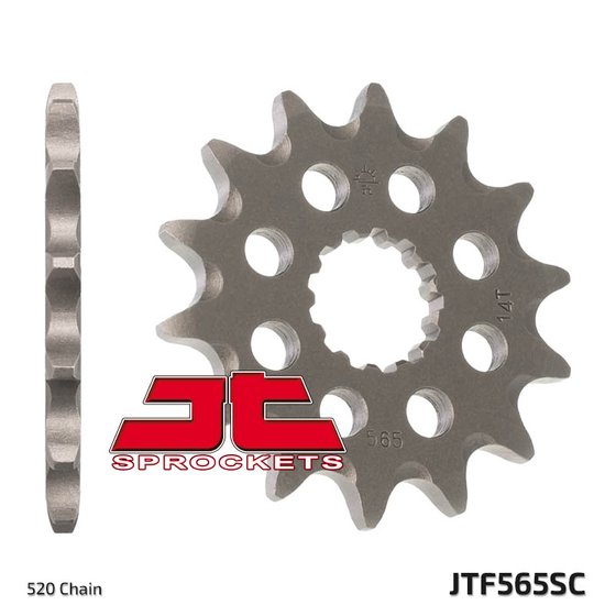 WR 250 F (1999 - 2000) lightweight self-cleaning front sprocket | JT Sprockets