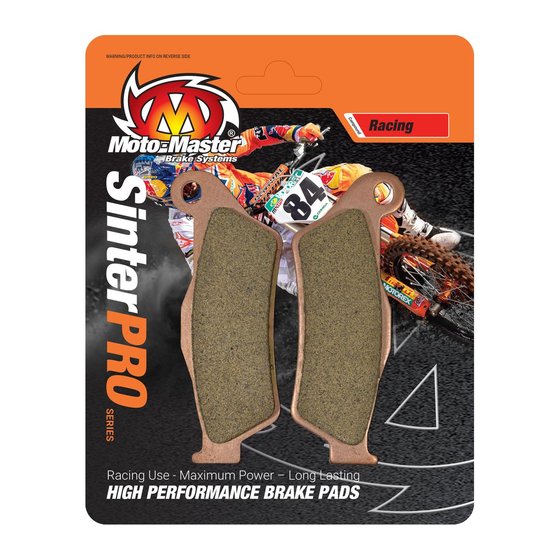 WR 250 F (2017 - 2019) sintered metal racing brake pads | MOTO-MASTER