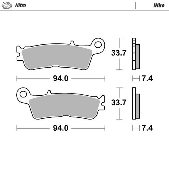 YZ 250 (1977 - 2022) sintered metal brake pads | MOTO-MASTER