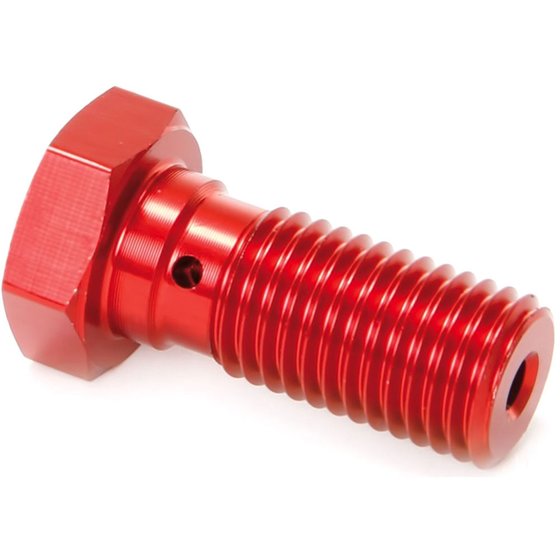 YZF R1 (1998 - 2014) red banjo bolt m10x1.25 | TRW