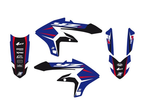 YZ 450 F (2003 - 2022) complete sticker set (decals) | BLACKBIRD