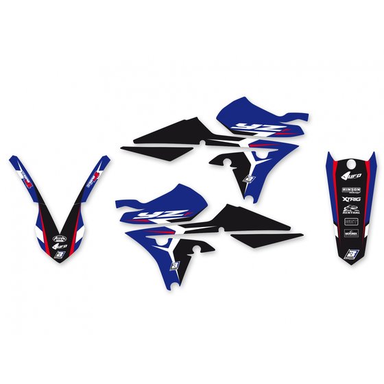 YZ 450 F (2014 - 2017) complete sticker set | BLACKBIRD