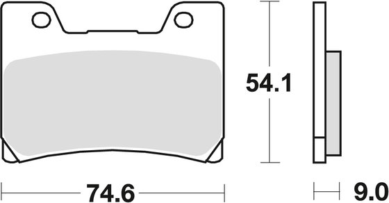 V MAX 1200 (1994 - 1995) sintered metal brake pad | TRW