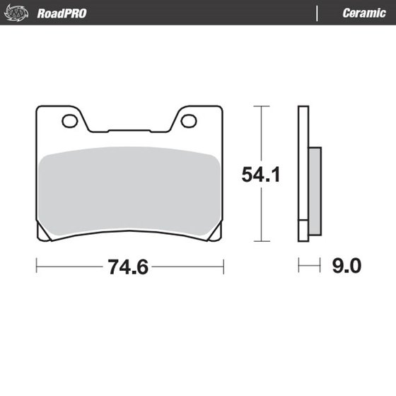 V MAX 1200 (1993 - 2007) ceramic brake pad | MOTO-MASTER