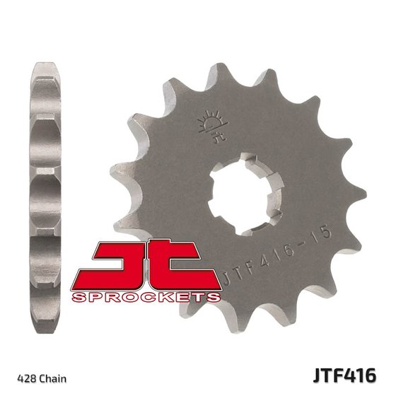 DT 125 (1974 - 1982) steel front sprocket | JT Sprockets