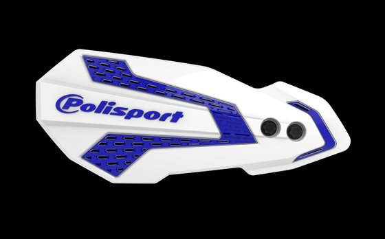 WR 125 R (2009 - 2016) mx flow handguards in white/blue | POLISPORT