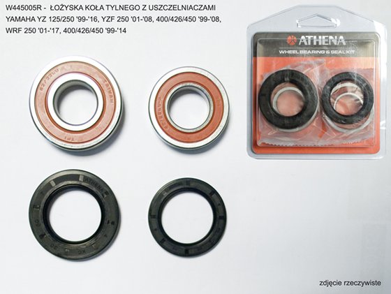 WR 450 F (2003 - 2020) rear wheel bearing kit | ATHENA