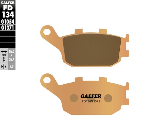 YZF R1 (2007 - 2014) street sinter brake pad | GALFER