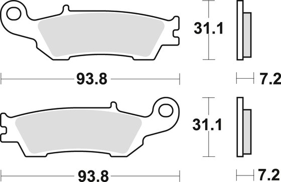 WR 450 F (2016 - 2022) sintered metal brake pad | TRW