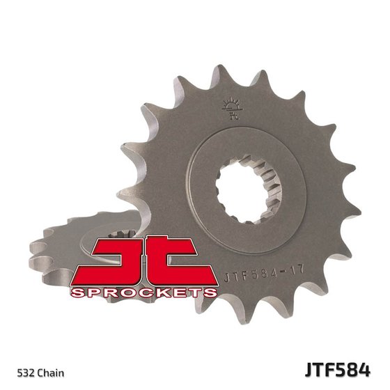 YZF R6 (1999 - 2010) front sprocket 16tooth pitch 532 jtf58416 | JT Sprockets