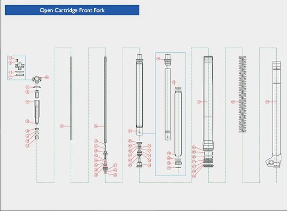 YZ 250 F (2006 - 2009) fork cartridge head seal | KYB