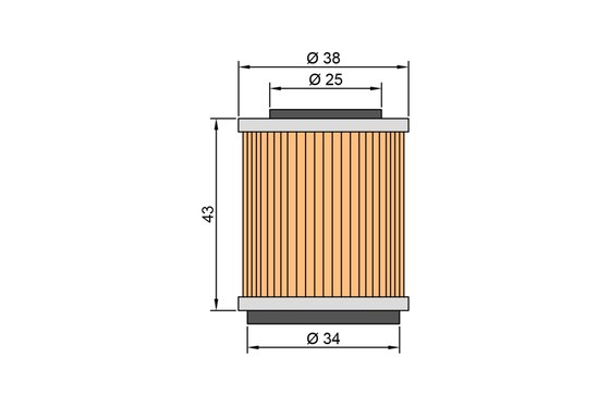 XC 125 (1985 - 2003) twin air oil filter | TWIN AIR