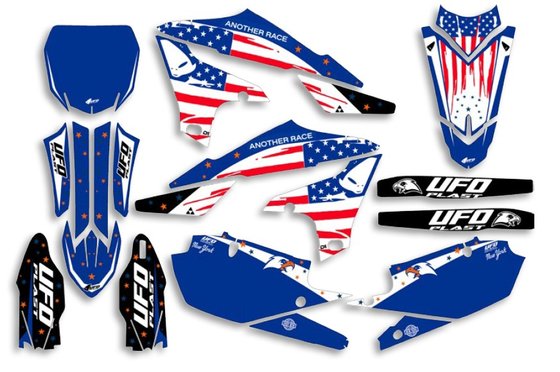 YZ 250 F (2019 - 2023) ufo graphic kit yz 250f 2019- /450 2018- patriot blue | UFO