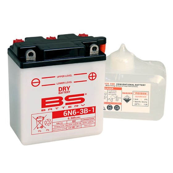 DT 175 MX (1977 - 1996) 6n6-3b/b-1 battery | BS BATTERY