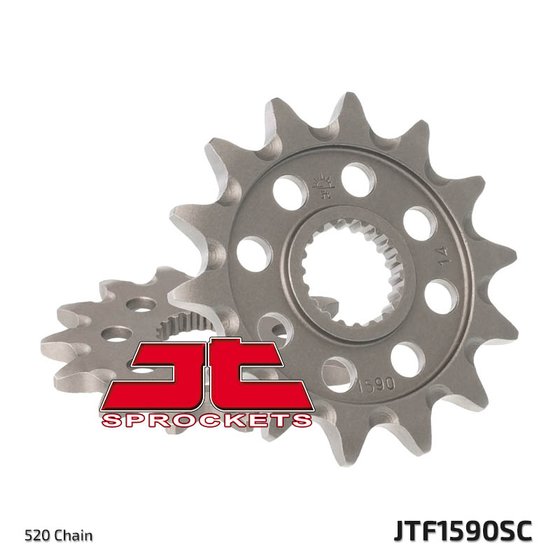 YZ 250 X (2016 - 2018) lightweight self-cleaning front sprocket | JT Sprockets