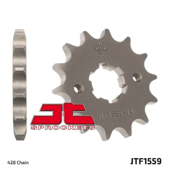 YS 125 (2018 - 2019) steel front sprocket | JT Sprockets