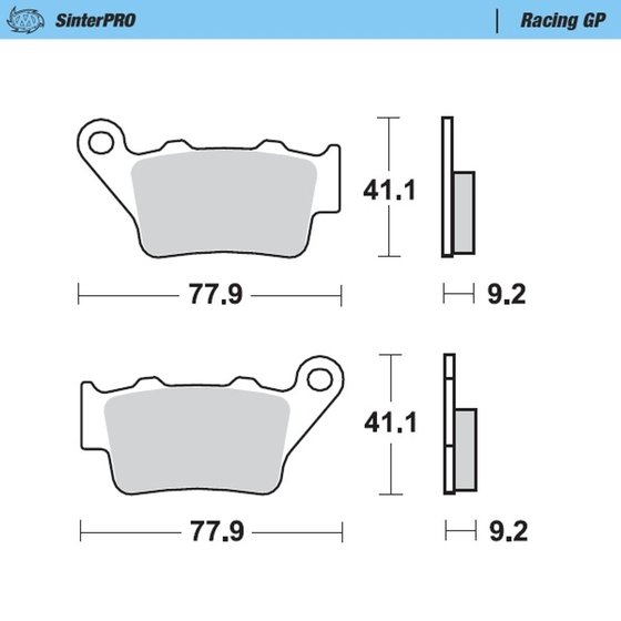 TT 600 E (1996 - 2000) racing brake pads | MOTO-MASTER