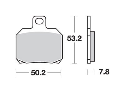 YP 125 R X MAX (2006 - 2023) brakepads carbon tech | SBS