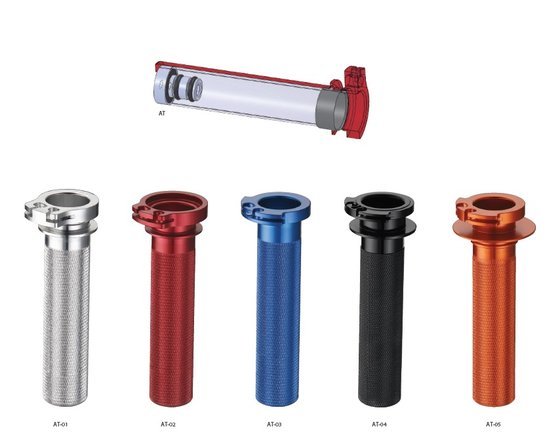 YZ 450 F (1998 - 2018) aluminum throttle tube with bearings | ACCEL